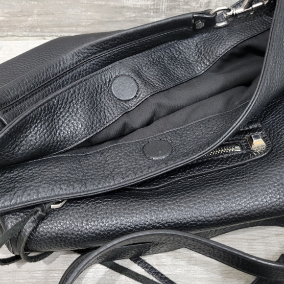 Rebecca Minkoff Black Pebbled Leather Handbag - Picture 13 of 15
